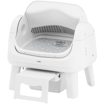 🐱PetPivot AutoScooper 12 Lite｜No‑App Automatic Cat Litter Box