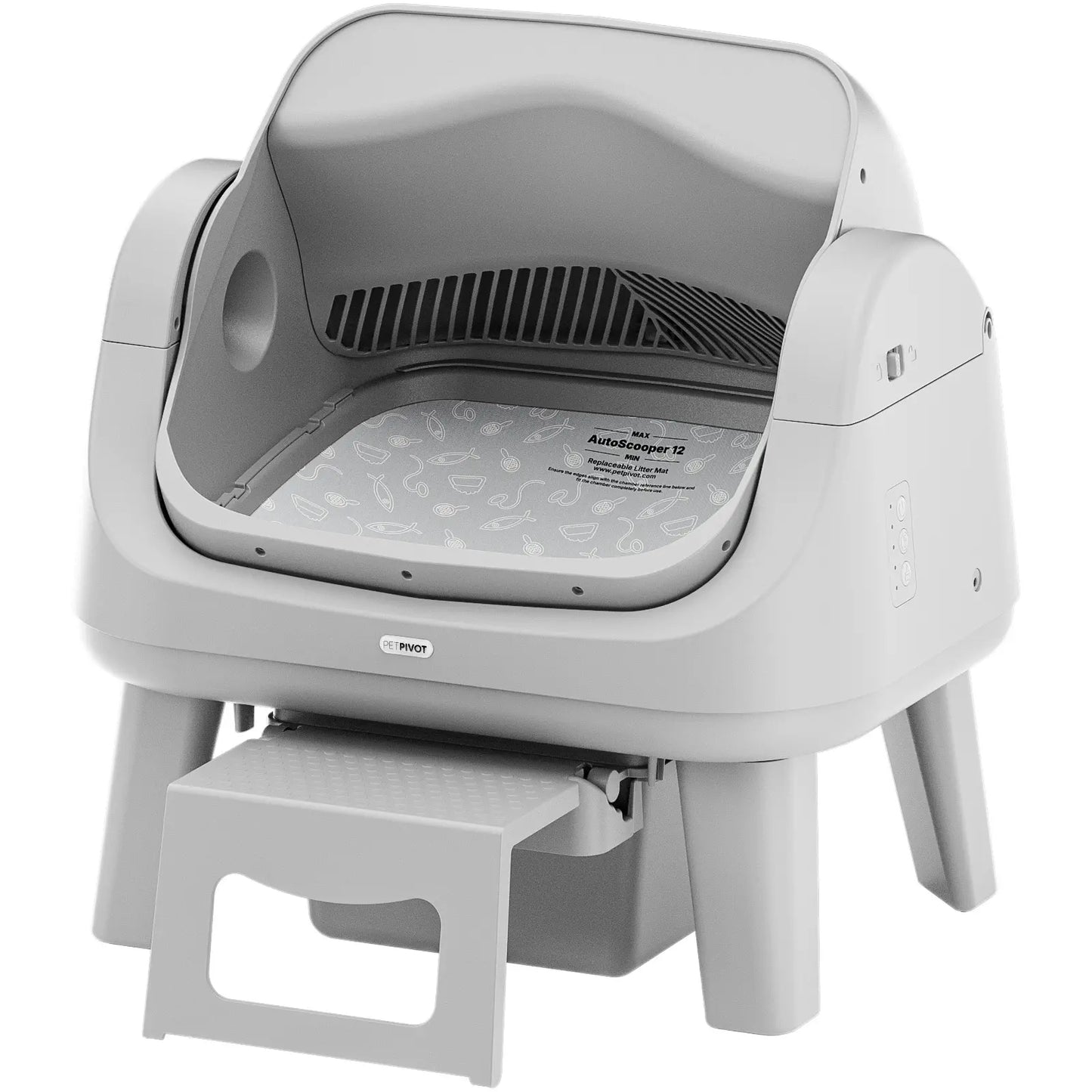 🐱PetPivot AutoScooper 12 Lite｜No‑App Automatic Cat Litter Box