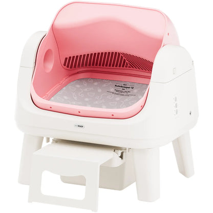 🐱PetPivot AutoScooper 12 Lite｜No‑App Automatic Cat Litter Box