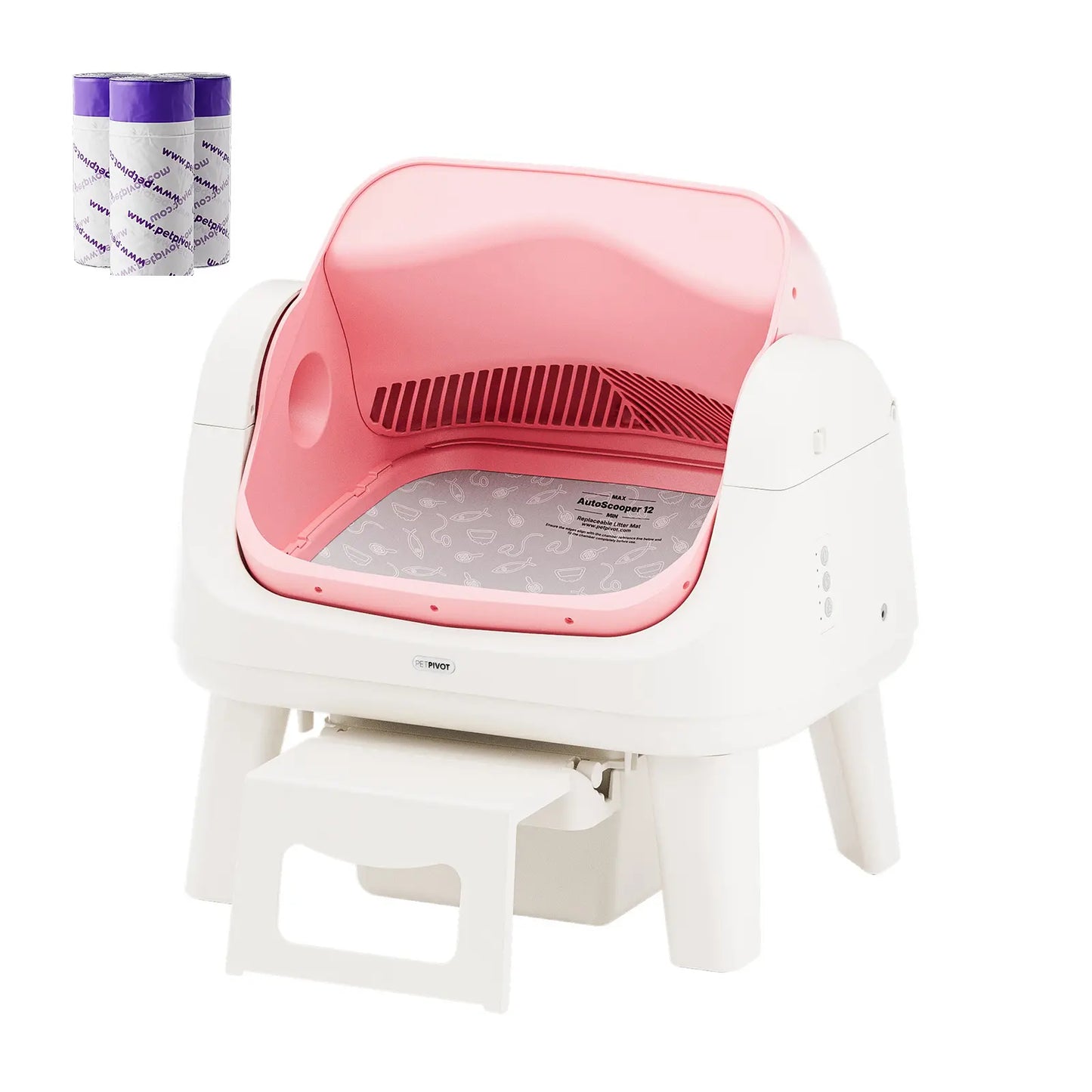 🐱PetPivot AutoScooper 12 Lite｜No‑App Automatic Cat Litter Box