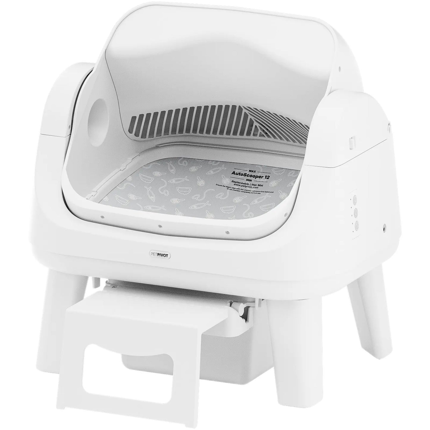 🐱PetPivot AutoScooper 12 Lite｜No‑App Automatic Cat Litter Box